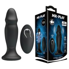 MR. PLAY - vibrador anal recargable (negro)