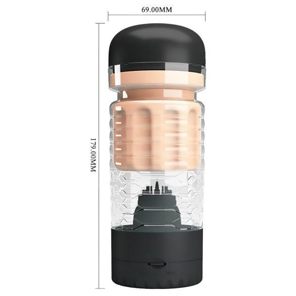 Pretty Love Emily - masturbador vagina realista - silicona - negro