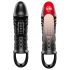 Pretty Love Cecelia - funda vibratoria de anillo para pene (negro)