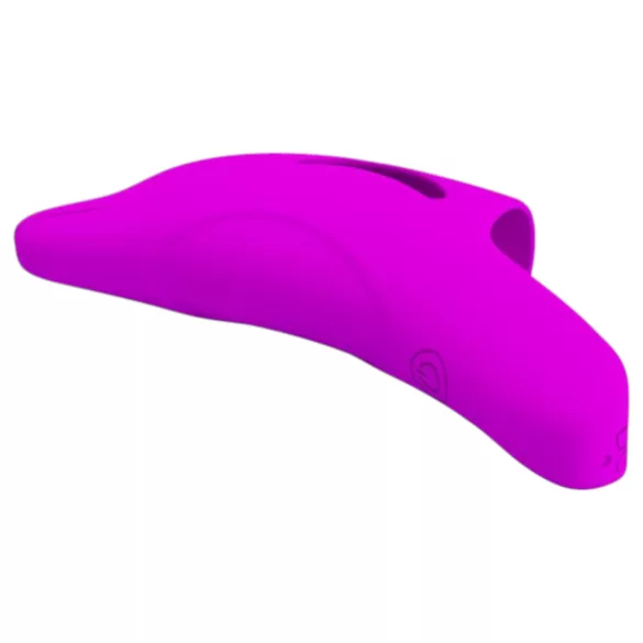 Pretty Love Delphini - vibrador para dedo con forma de delfín - silicona lila