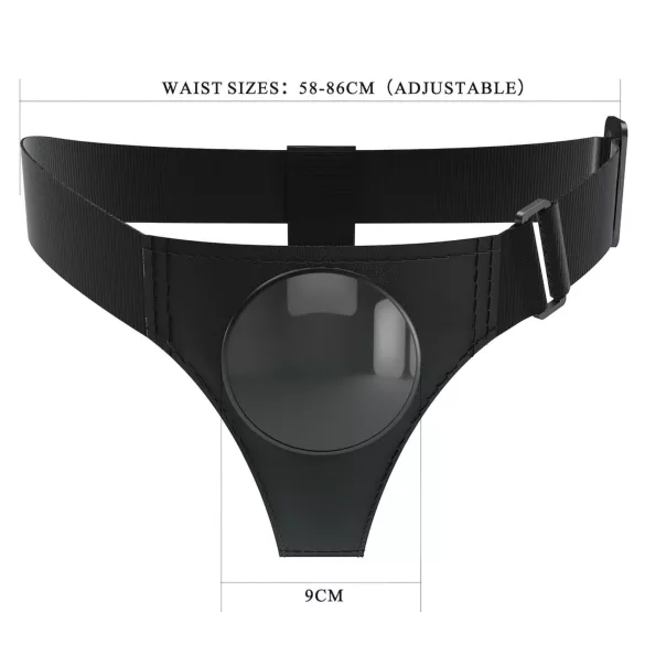 Pretty Love Bobby - arnés braga universal con consolador (negro)