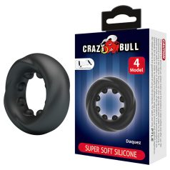 Crazy Bull - anillo estimulante para el pene (negro)