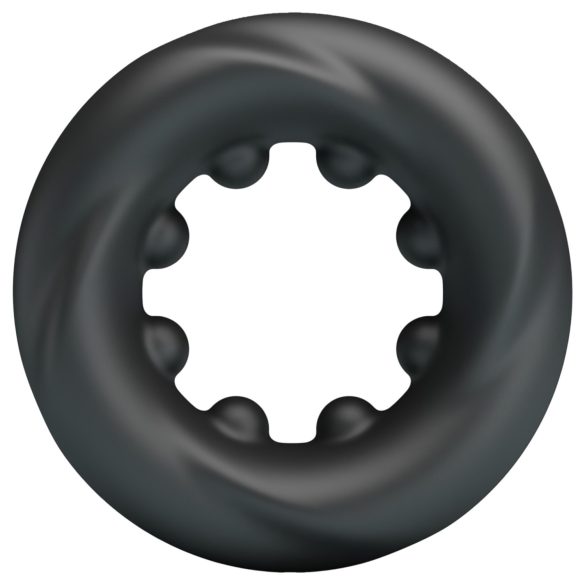 Crazy Bull - anillo para pene estimulante - silicona negra