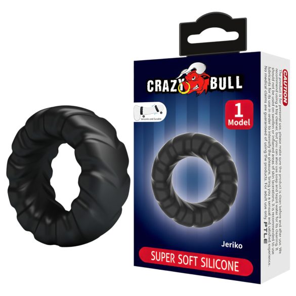 Crazy Bull - anillo para el pene extra fuerte (negro)