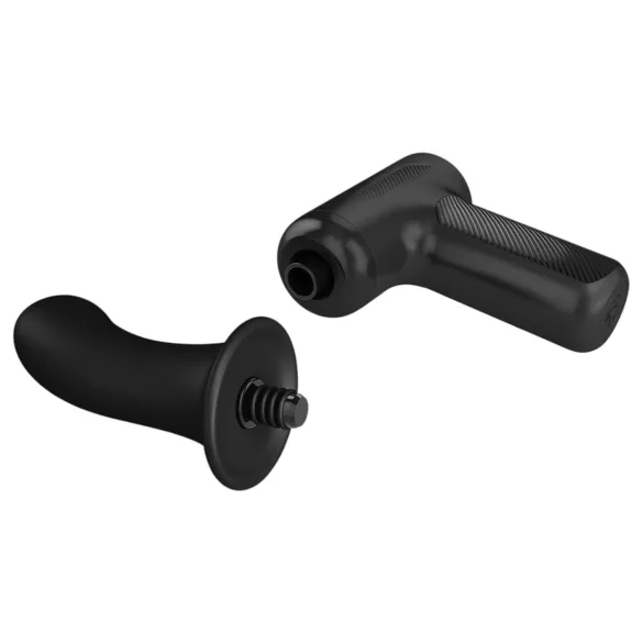 Pretty Love Dj Doctor - vibrador pistola con empuje - vagina - silicona negra