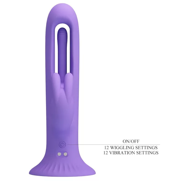 Pretty Love Killmoulis - Vibrador de punto G y de lengua (lila)