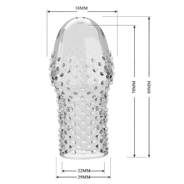 Pretty Love Becks - funda pene - transparente