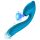 Vibeconnect - vibrador azul G-punto y estimulador a prueba de agua