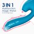 Vibeconnect - vibrador azul G-punto y estimulador a prueba de agua