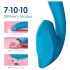 Vibeconnect - vibrador azul G-punto y estimulador a prueba de agua