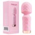 Vibeconnect - mini vibrador masajeador recargable e impermeable (rosa)