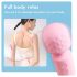 Vibeconnect - mini vibrador masajeador recargable e impermeable (rosa)