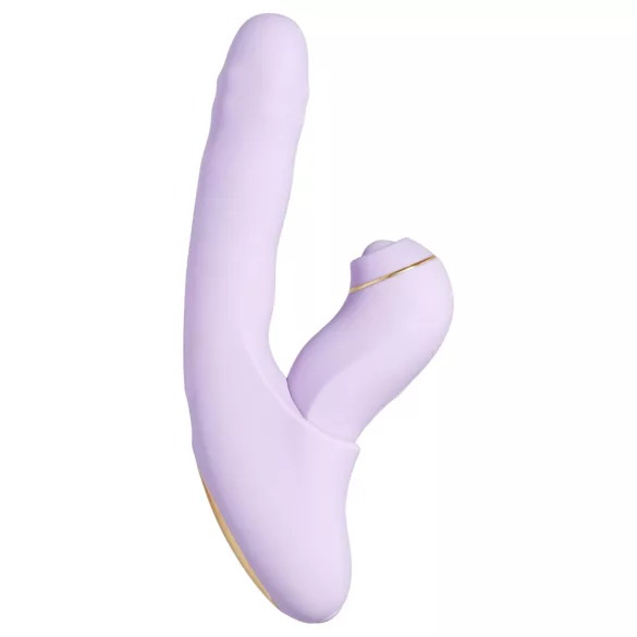 Svakom DuoGlow - vibrador doble punto G y clítoris - silicona lila