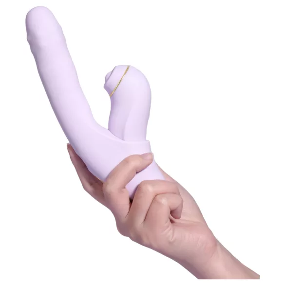Svakom DuoGlow - vibrador doble punto G y clítoris - silicona lila