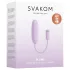 Svakom Plume - huevo vibrador 2 en 1 (morado)