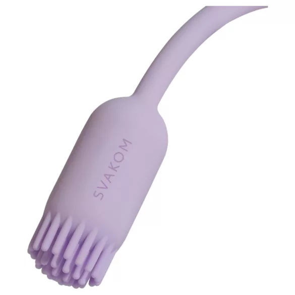 Svakom Plume - huevo vibrador 2 en 1 (morado)