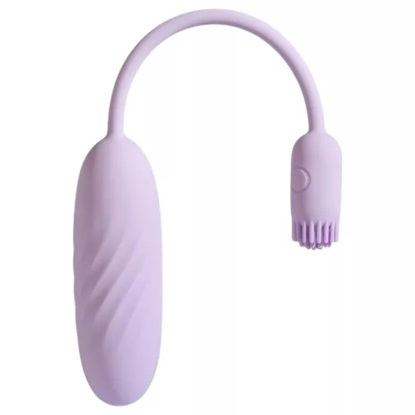 Svakom Plume - huevo vibrador 2 en 1 (morado)