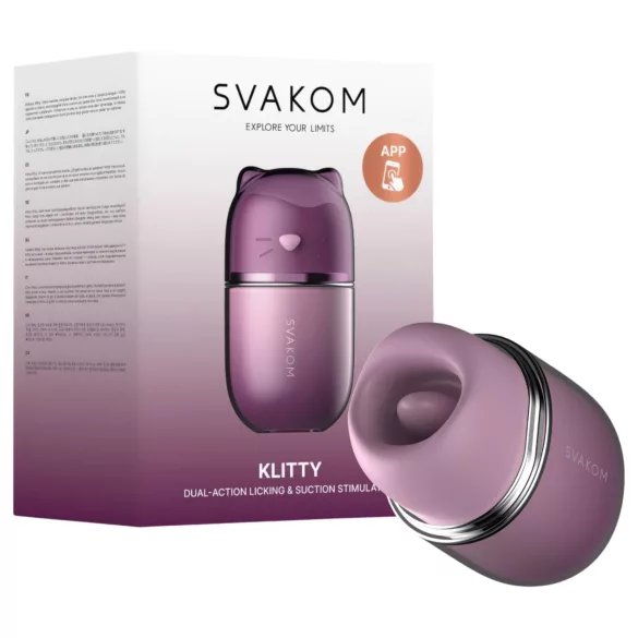 Svakom Klitty - vibrador de lengua (lila)