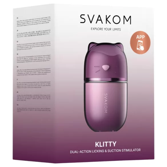 Svakom Klitty - vibrador de lengua (lila)