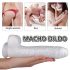 Dildo realista con ventosa Martin HD - blanco