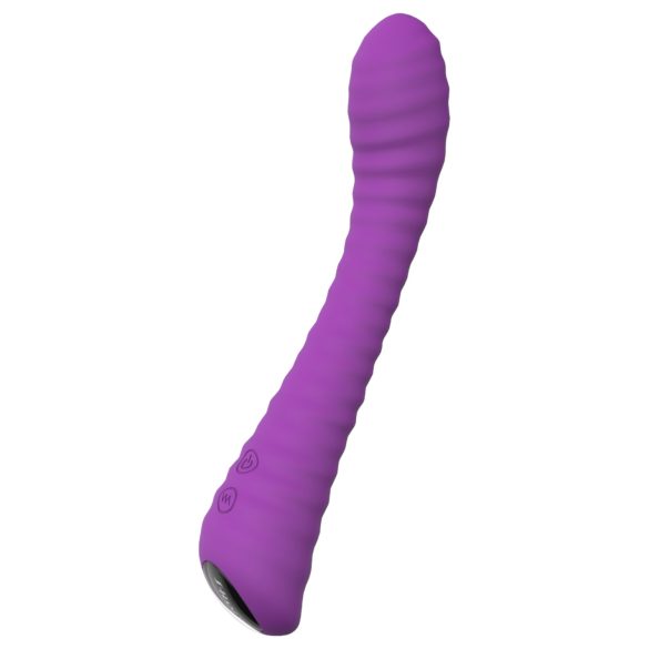 Vibrador G-punto lila Sunshine - recargable y texturizado