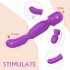 Iris HD Sex - Vibrador masajeador con calentador dual (lila)