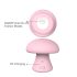 Magic Mushroom - masajeador facial recargable (rosa)