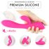 Vibrador térmico rosa recargable y resistente al agua Muses