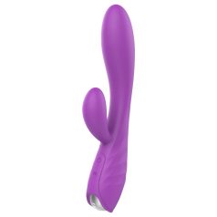   Vibrador recargable y resistente al agua con calentamiento (lila)