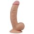 Lovetoy Ultra Soft - Dildo realista y flexible de 21,5 cm (color natural)