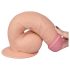Lovetoy Ultra Soft - Dildo realista y flexible de 21,5 cm (color natural)