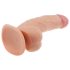 Lovetoy Ultra Soft - Dildo realista y flexible de 21,5 cm (color natural)