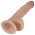 Lovetoy Real Extreme - Dildo succión 21cm (natural)