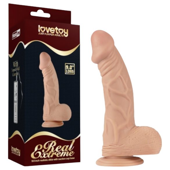 Lovetoy Extremo Real - Dildo Ventosa 23cm (natural)
