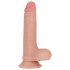 Dildo realista de dos capas 18cm - Lovetoy Nature Cock