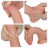 Dildo realista de dos capas 18cm - Lovetoy Nature Cock