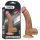 Lovetoy - Dildo realista curvado de 22 cm (color natural)