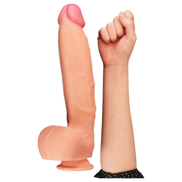 Lovetoy Nature Cock - Dildo realista doble capa - 30cm color natural