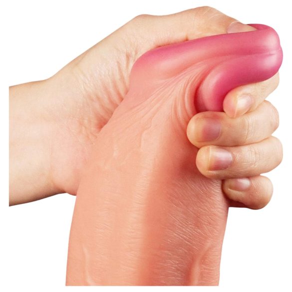 Lovetoy Nature Cock - Dildo realista doble capa - 30cm color natural