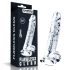 Lovetoy Flawless Clear - dildo adherente - 19cm (transparente)