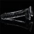 Lovetoy Flawless Clear - dildo adherente - 19cm (transparente)