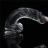 Lovetoy Flawless Clear - dildo adherente - 19cm (transparente)