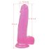 Lovetoy Jelly Studs - Dildo con ventosa de 20cm (rosa)