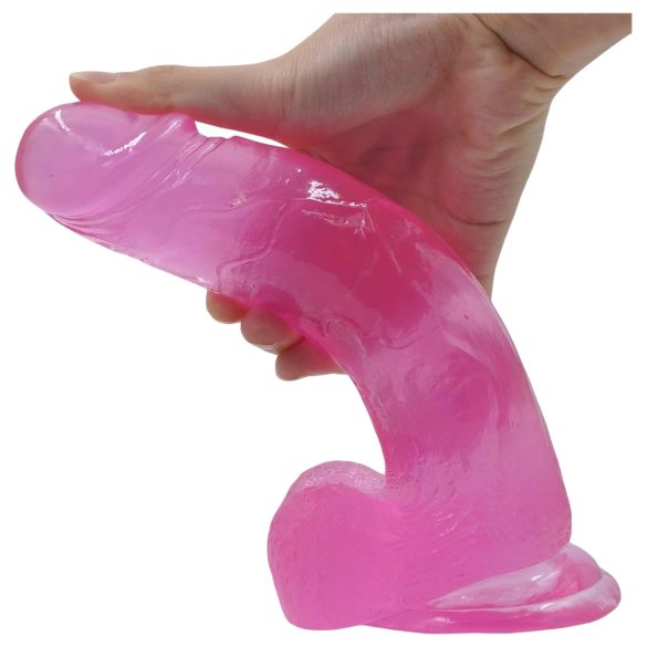 Lovetoy - Consolador con ventosa - 20cm - silicona rosa