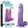 Lovetoy Jelly Studs - Dildo con ventosa 20cm (lila)