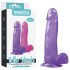 Lovetoy Jelly Studs - Dildo con ventosa 20cm (lila)