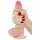 Lovetoy Sliding-Skin - doble capa dildo - 18cm (natural)