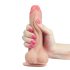 Lovetoy Sliding-Skin - doble capa dildo - 18cm (natural)