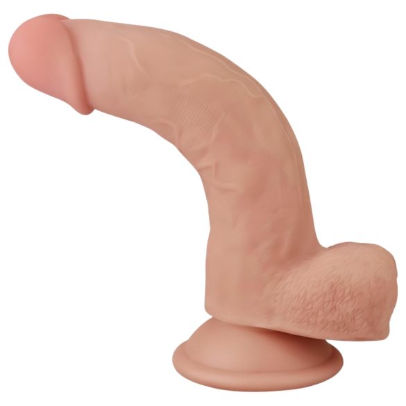 Lovetoy Sliding-Skin - dildo realista doble capa - 21cm - color natural