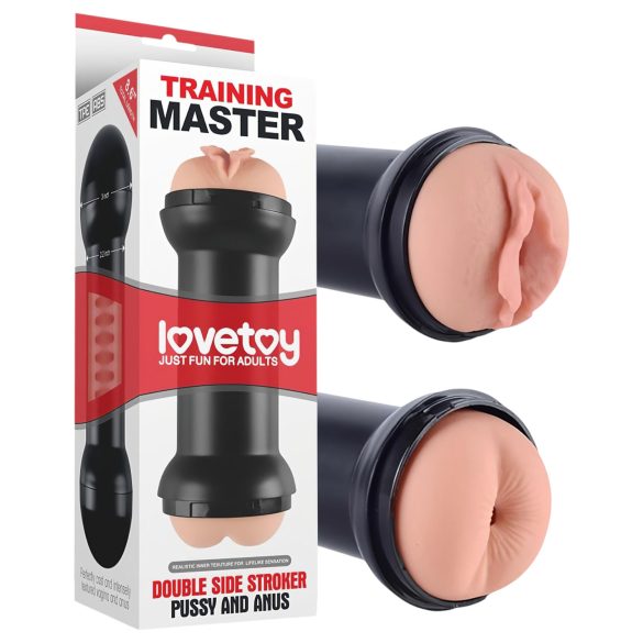 Lovetoy - masturbador doble acción (piel natural)